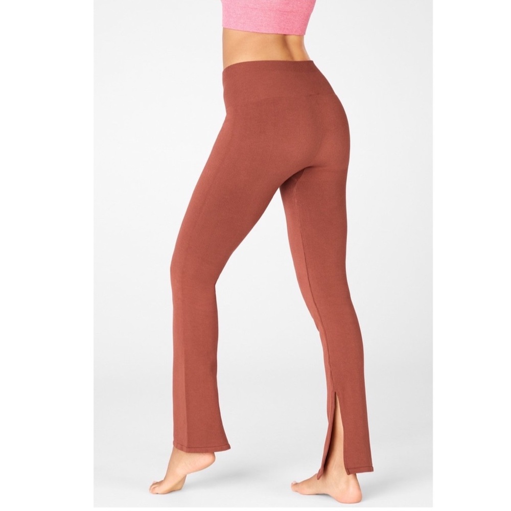 High-Waisted Seamless Rib workout athletic Pants